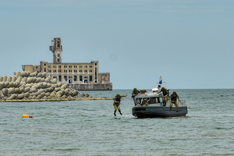 Морська піхота Каспійської флотилії РФ, фото ілюстративне