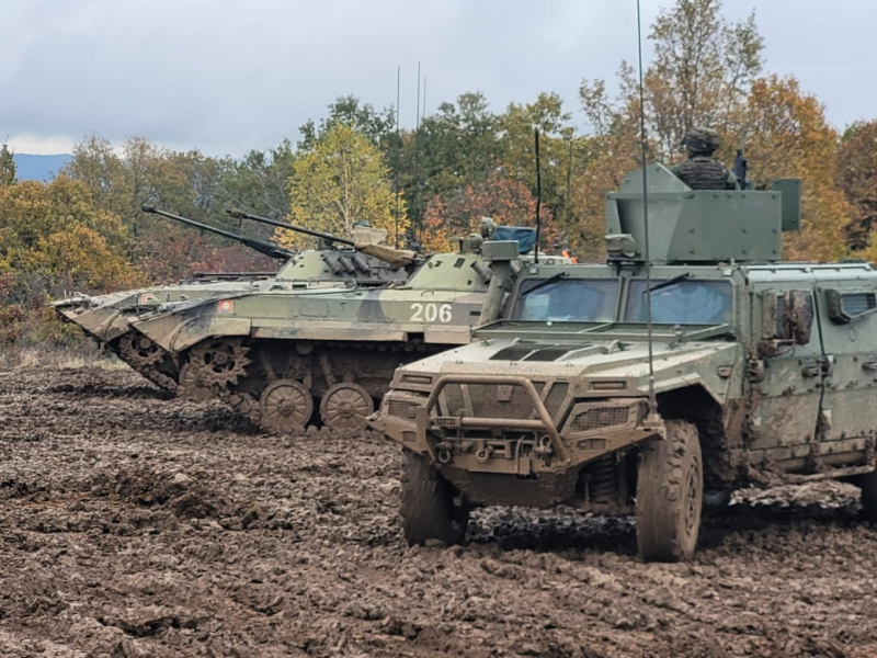 Спільні тренування словацьких та іспанських військових під навчань НАТО в листопаді 2023 року, фото - EMAD