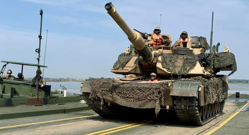 Abrams армії США під час навчань у Румунії, фото - US DoD