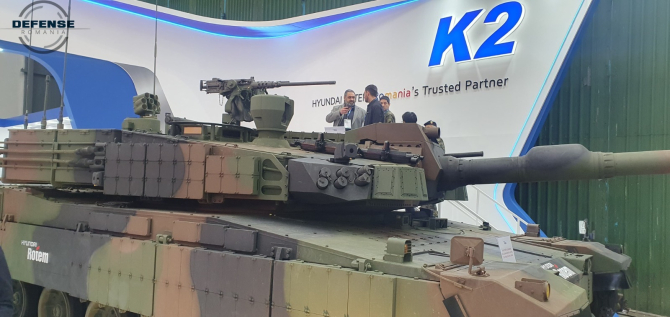 Демонстрація танка K2 на оборонній виставці BSDA 2024, фото - Defense Romania