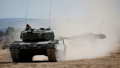 Танкісти ЗСУ проходять підготовку на іспанських Leopard 2A4, березень 2023 року, фото - Reuters