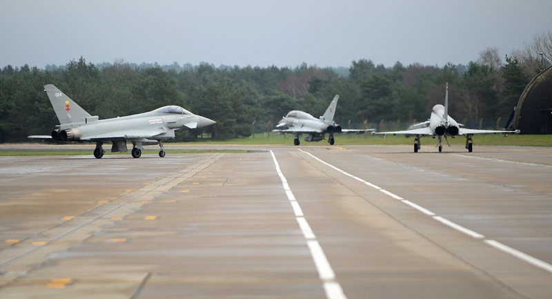 Британські Eurofighter готуються до злету, фото - Royal Air Force