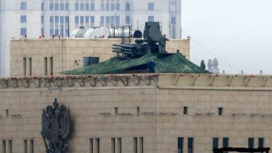 Комплекс "Панцырь" на даху будівлі Міноборони РФ, лютий 2023 року, фото ілюстративне