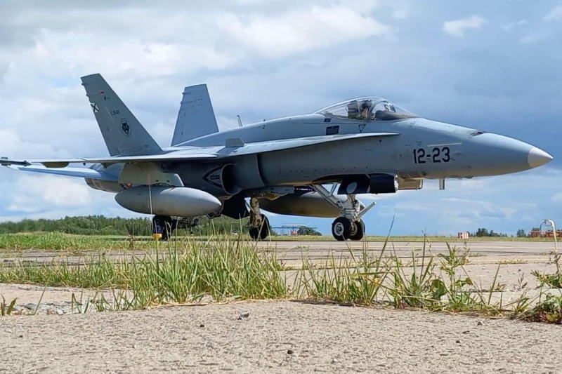 Іспанський F/A-18, фото ілюстративне, джерело - NATO