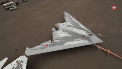 Перший дослідний зразок російського БПЛА "Охотник"