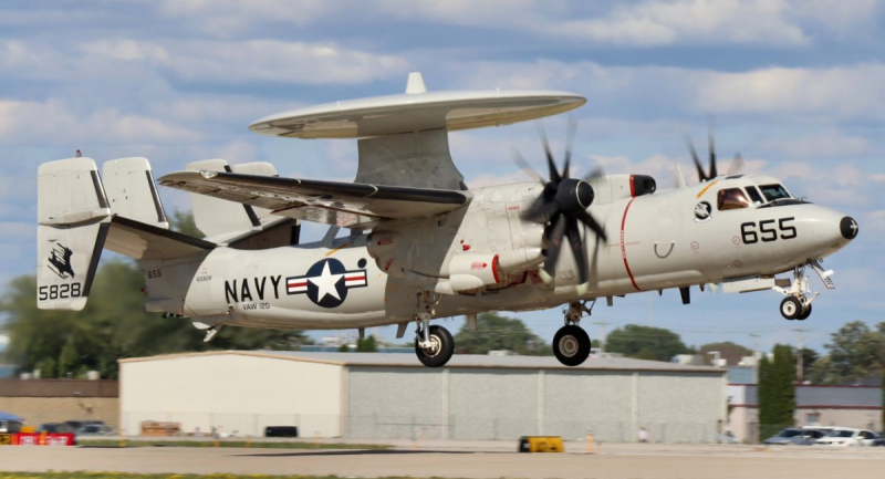 E-2C Hawkeye, ілюстративне фото від US Navy