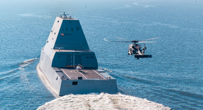 Есмінець USS Zumwalt (DDG-1000), фото — National Museum of the U.S. Navy