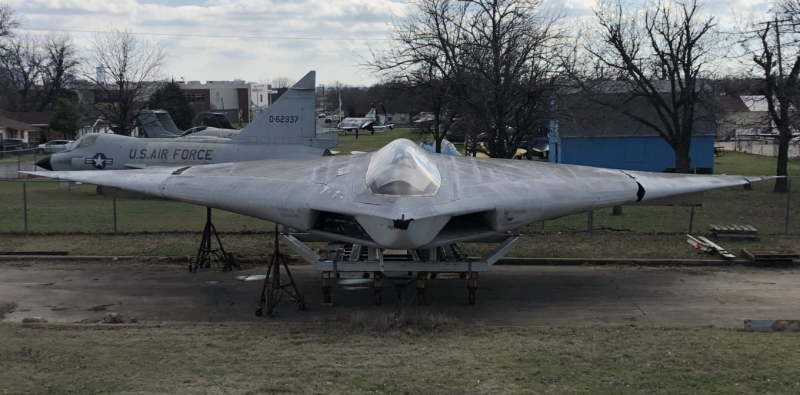 Єдиний макет A-12 Avenger, який залишився від проєкту