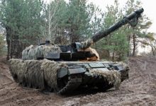 Leopard 2A4 із власною назвою "Лахматий" зі складу 33-ої ОМБр, фото - Руслана Тарасова/АрміяInform