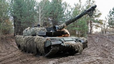 Leopard 2A4 із власною назвою "Лахматий" зі складу 33-ої ОМБр, фото - Руслана Тарасова/АрміяInform