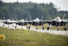 Зліт F-35A на німецькій авіабазі "Шпангдалем", 2022 рік, ілюстративне фото від US Air Force