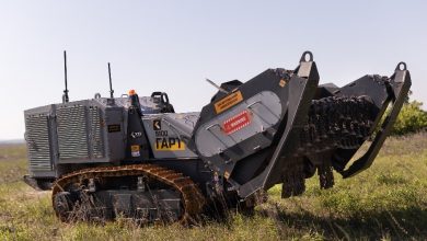 зразок техніки гуманітарного розмінування — дистанційно керований комплекс ГАРТ 5100