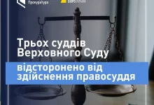 ВРП до 19 липня 2026 року відсторонила від здійснення правосуддя трьох суддів Верховного Суду, підозрюваних у корупції, за клопотанням керівника САП.