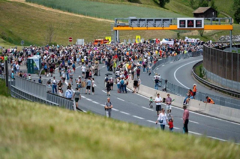 В Австрії через протест проти вантажівок на 8 годин перекрили автобан A13