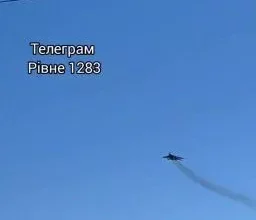 Над Рівненщиною МіГ-29 збив російський дрон «Шахед» під час масованої атаки