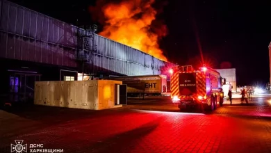 Нічна атака БпЛА по Харкову: удар по складській будівлі поштового відділення