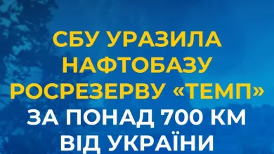 СБУ вдарила по нафтобазі росрезерву «Темп» у Рибінську за 700 км від України