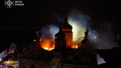 У Києво-Печерській Лаврі та «Мистецькому арсеналі» ліквідовують наслідки російських ударів