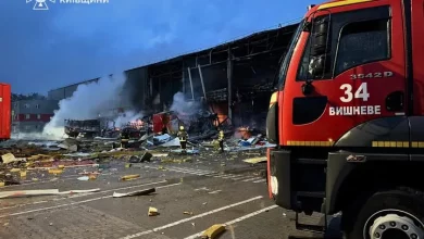 На Київщині через комбіновану атаку РФ виникли пожежі в кількох районах