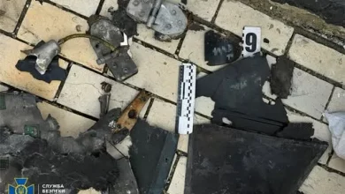 СБУ показала уламки дрона «Герань-2», яким РФ вдарила по Києво-Печерській лаврі