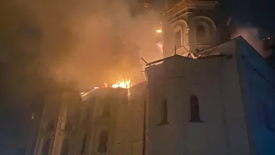 Росія вночі атакувала Успенський собор Києво-Печерської лаври ракетами та дронами