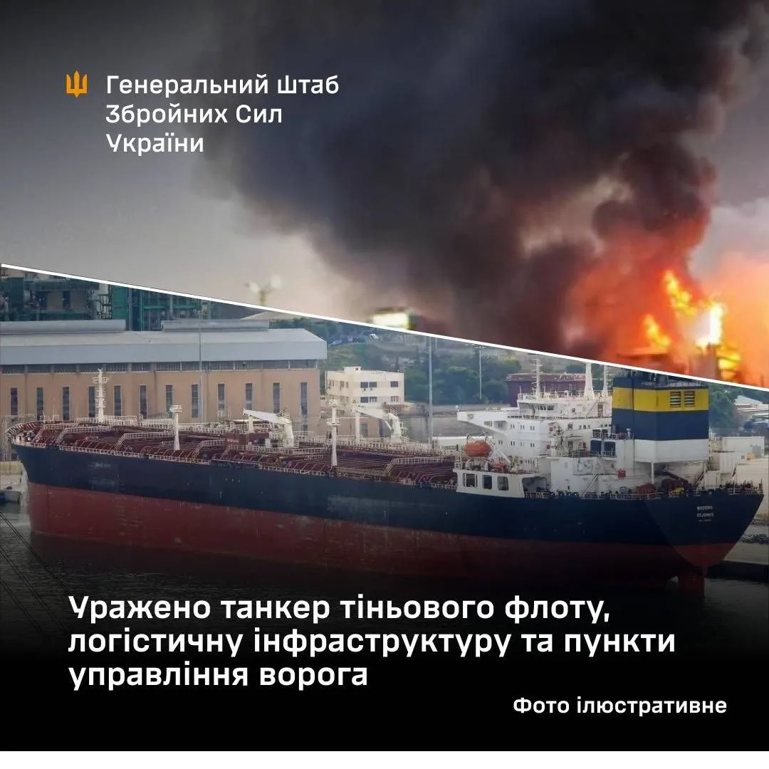 Сили оборони вразили танкер тіньового флоту та мости ворога 16–17 червня