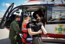 Рятувальницю Олександру Щебілову, поранену під час ракетного удару по Харкову, доправили на лікування до Львова
