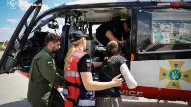 Рятувальницю Олександру Щебілову, поранену під час ракетного удару по Харкову, доправили на лікування до Львова