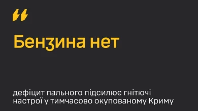 ГУР повідомило про дефіцит пального у тимчасово окупованому Криму