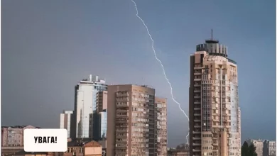 Укргідрометцентр попереджає про грози та шквали в Україні 22–23 червня