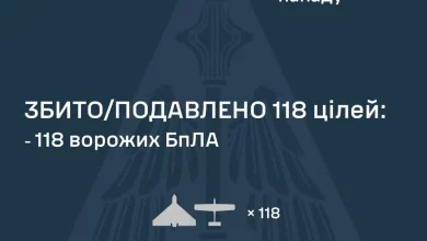 У ніч на 23 червня ППО України збила та подавила 118 ворожих БпЛА