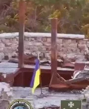 Над Кінбурнською косою знову піднято український прапор