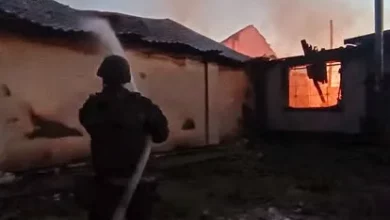На Сумщині рятувальники загасили масштабну пожежу після атаки російських БпЛА