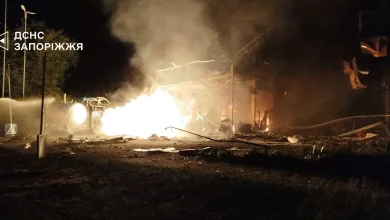 У Запоріжжі російський БпЛА вдарив по АЗС, пожежу ліквідовано