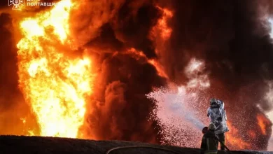 На Полтавщині рятувальники ліквідували наслідки російської атаки на промислові об’єкти