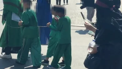 У Берліні дітей провели в кайданах на ісламістській ході в спеку