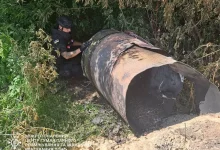 На Харківщині сапери вилучили залишки ракети «Іскандер-М»