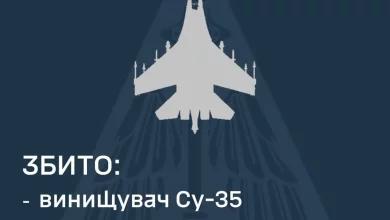 На східному напрямку збито російський винищувач Су-35