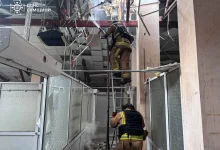 На Сумщині рятувальники загасили пожежу після атаки БпЛА по ТРЦ