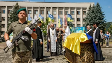 У Великому Березному попрощалися з полеглим прикордонником Олександром Бароном
