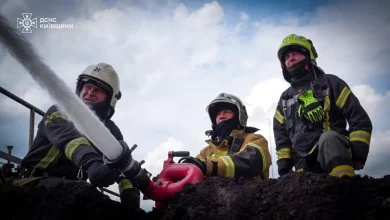 На Київщині ліквідовано масштабну пожежу після російської атаки