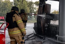 У Харкові FPV-дрон рф влучив у паливну колонку, постраждала жінка