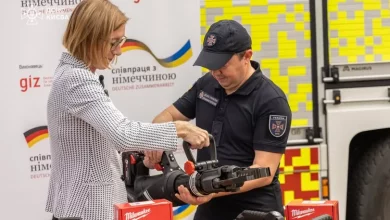 Німеччина передала ДСНС України 10 комплектів гідравлічного рятувального обладнання