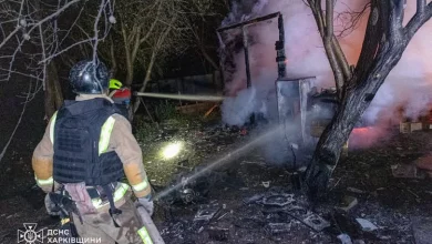 У Харкові через атаку російського БпЛА сталася пожежа в житловому секторі