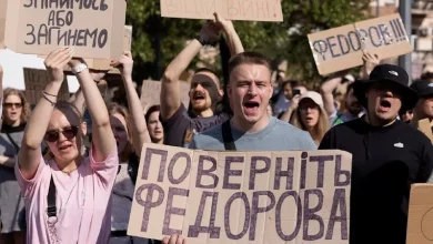 У містах України проходять протести проти можливої відставки міністра оборони Михайла Фёдорова