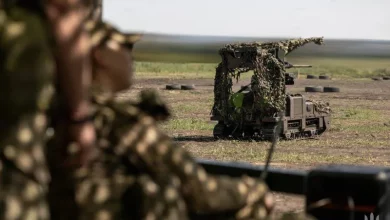Бійці 57 омпбр випробовують розвідувально-ударний НРК «Droid» з кулеметом M2 Browning