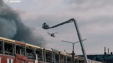 На Київщині триває ліквідація наслідків російського обстрілу із залученням безпілотних систем ДСНС