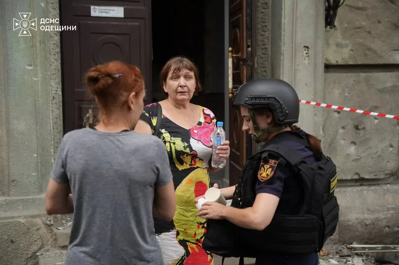 В Одесі під час російської атаки на історичний центр поранено двох людей