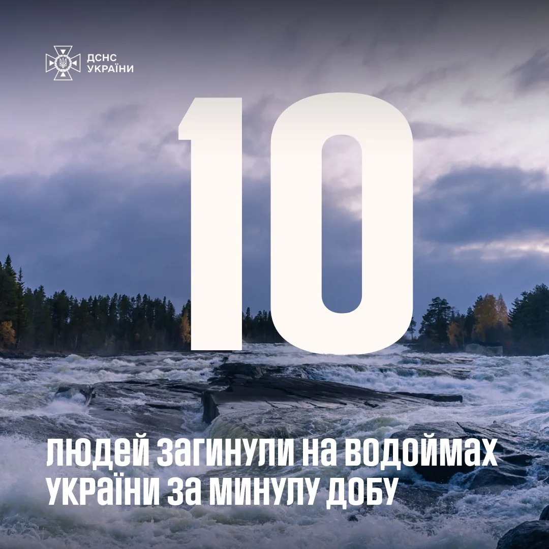 За добу на водоймах України загинули 10 людей, серед них двоє дітей