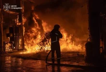 У Сумах російські війська вдарили по АЗС, сталася масштабна пожежа